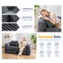 Foldable Corduroy Sofa Bed with Tufted Buttons and Side Buckle Straps, Convertible Lounger for Reading, Gaming, Napping and Relaxing in Living Rooms (DarkGrey)