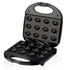 Electric Nut Cookie Maker with Non-Stick Dual Heating Plates, 12-Cavity Baking Machine for Homemade Snacks, Compact Countertop Appliance for Family Kitchen Use (Black)