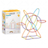 DIY Flexible Straw Building Blocks for Kids Ages 3-6, Creative Educational Construction Toy Set with Bendable Straws and Connectors, 112/242/723 Pieces for 3D Geometry and Imaginative Play (242PCS)
