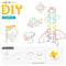 DIY Flexible Straw Building Blocks for Kids Ages 3-6, Creative Educational Construction Toy Set with Bendable Straws and Connectors, 112/242/723 Pieces for 3D Geometry and Imaginative Play (723PCS)