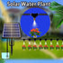 Solar-Powered Misting Irrigation Kit, Smart Timer, 10m Hose, 10 Nozzles