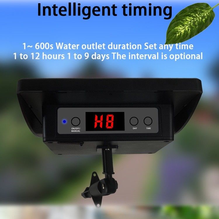 Solar-Powered Misting Irrigation Kit, Smart Timer, 10m Hose, 10 Nozzles