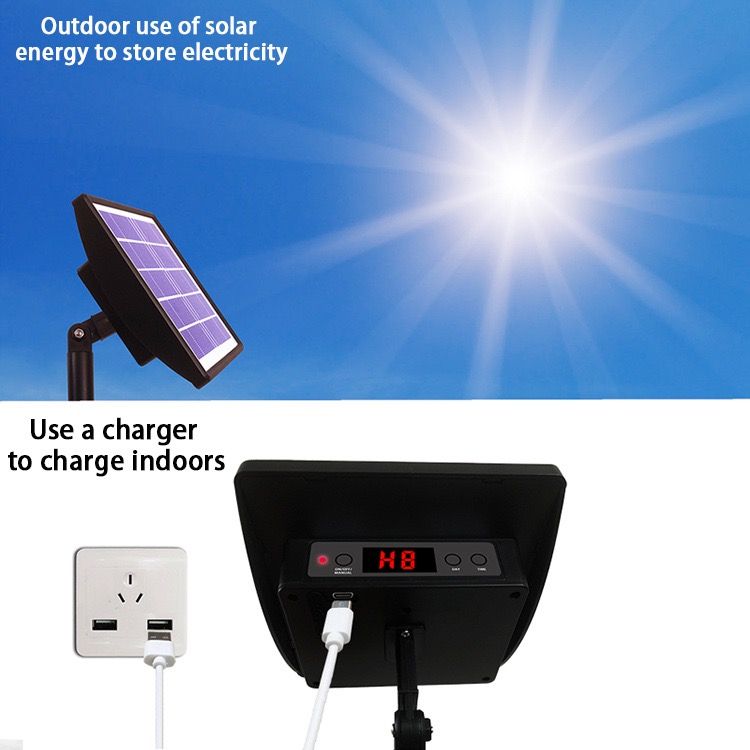 Solar-Powered Misting Irrigation Kit, Smart Timer, 10m Hose, 10 Nozzles