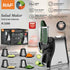 Electric Salad Maker with Stainless Steel Blades for Slicing Shredding and Grinding Vegetables Fruits in Home Kitchen Food Prep (Silver)