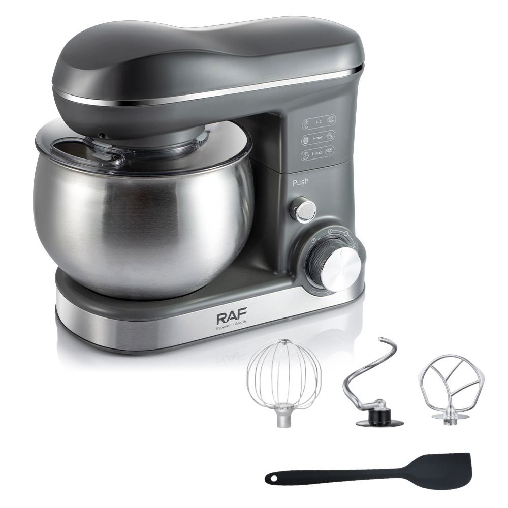 Versatile Stand Mixer with 4.0L Stainless Steel Bowl and 1600W Motor for Home Baking, Dough Kneading, Whipping, and Mixing Tasks (Red)