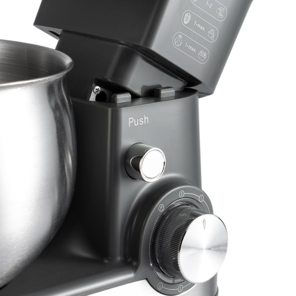 Versatile Stand Mixer with 4.0L Stainless Steel Bowl and 1600W Motor for Home Baking, Dough Kneading, Whipping, and Mixing Tasks (Red)