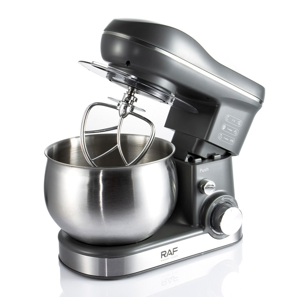 Versatile Stand Mixer with 4.0L Stainless Steel Bowl and 1600W Motor for Home Baking, Dough Kneading, Whipping, and Mixing Tasks (White)