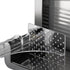 Electric Food Slicer with 190mm Stainless Steel Blade, Adjustable Thickness 0-15mm, Easy-Clean Detachable Design for Home Kitchen and Small Deli Use, Compact 200W Power for Meat, Bread, and Vegetables (Silver)