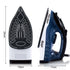 1200W Automatic Steam Iron with Ceramic Soleplate for Home Laundry, Garment Wrinkle Removal, Vertical Steaming, Spray and Self-Cleaning Functions (RoyalBlue)