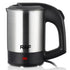 Portable Mini Electric Kettle Set with Two Matching Cups, 500ml Stainless Steel Travel Water Boiler for Home Office and On-the-Go Hot Beverages (Silver)
