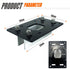 Multifunctional Aluminum Router Base Slotting Jig for Woodworking, Adjustable Trimming Machine Base with Scale for Furniture Making, Cabinet Installation, Hidden Connector Grooving and Hardware Pre-installation (2-in-1 Invisible Connector Slotting Tool, S