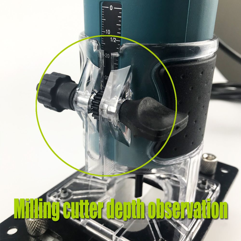 Multifunctional Aluminum Router Base Slotting Jig for Woodworking, Adjustable Trimming Machine Base with Scale for Furniture Making, Cabinet Installation, Hidden Connector Grooving and Hardware Pre-installation (2-in-1 Invisible Connector Slotting Tool, S