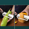 Stainless Steel Vegetable Peeler, Heavy Duty Paring Peeler with Non-Slip Handle