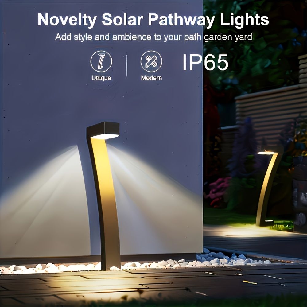 Black Outdoor Garden Pathway Lights Set Of 6 Garden Lighting Outdoor Illumination