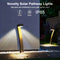 Black Outdoor Garden Pathway Lights Set Of 6 Garden Lighting Outdoor Illumination