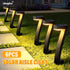 Black Outdoor Garden Pathway Lights Set Of 6 Garden Lighting Outdoor Illumination