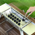 Silver Gray portable barbecue grill, outdoor grill, camping grill, lightweight grill, picnic grill, courtyard grill, Australian BBQ, even heat distribution grill