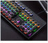 Black Magenta RGB mechanical keyboard, colourful keyboard, marquee light keyboard, gaming keyboard Australia, backlit mechanical keys, USB mechanical keyboard, tactile keyboard for work and play