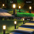 Solar LED Garden Pathway Light Black Cool White Outdoor Landscape Lamp Waterproof with Automatic Light Sensor for Yard Walkway Driveway 1 Pack