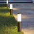 Solar LED Garden Pathway Light Black Cool White Outdoor Landscape Lamp Waterproof with Automatic Light Sensor for Yard Walkway Driveway 1 Pack