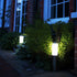 Solar LED Garden Pathway Light Black Cool White Outdoor Landscape Lamp Waterproof with Automatic Light Sensor for Yard Walkway Driveway 1 Pack