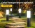 Solar LED Garden Pathway Light Black Cool White Outdoor Landscape Lamp Waterproof with Automatic Light Sensor for Yard Walkway Driveway 1 Pack