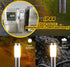 Solar LED Garden Pathway Light Silvery warm light Outdoor Landscape Lamp Waterproof with Automatic Light Sensor for Yard Walkway Driveway 1 Pack