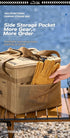 Outdoor large capacity waterproof camping insulation picnic bag 36L,black