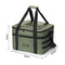 Outdoor large capacity waterproof camping insulation picnic bag 36L,Military green