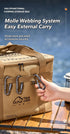 Outdoor large capacity waterproof camping insulation picnic bag 36L,Military green