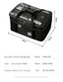 Outdoor camping thick Oxford cloth storage large capacity insulation bag 42L,black