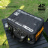 Outdoor camping thick Oxford cloth storage large capacity insulation bag 42L,black