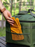 Outdoor camping thick Oxford cloth storage large capacity insulation bag 42L,black