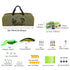 Outdoor lure fishing rod long throw fishing gear set (1.8M rod+2000 type line fishing reel+bait box+bag),green