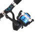 Luya rod 70.86in telescopic fishing rod without spinning wheel fishing set,black