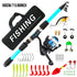 Luya rod 70.86in telescopic fishing rod without spinning wheel fishing set,blue