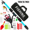 Luya rod 70.86in telescopic fishing rod without spinning wheel fishing set,red