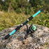 Luya rod 70.86in telescopic fishing rod without spinning wheel fishing set,red