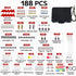 188pcs Fishing Tool Roada Accessories Set