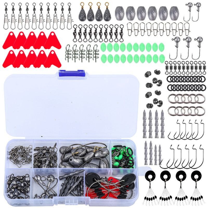 152-piece fishing hook accessory set