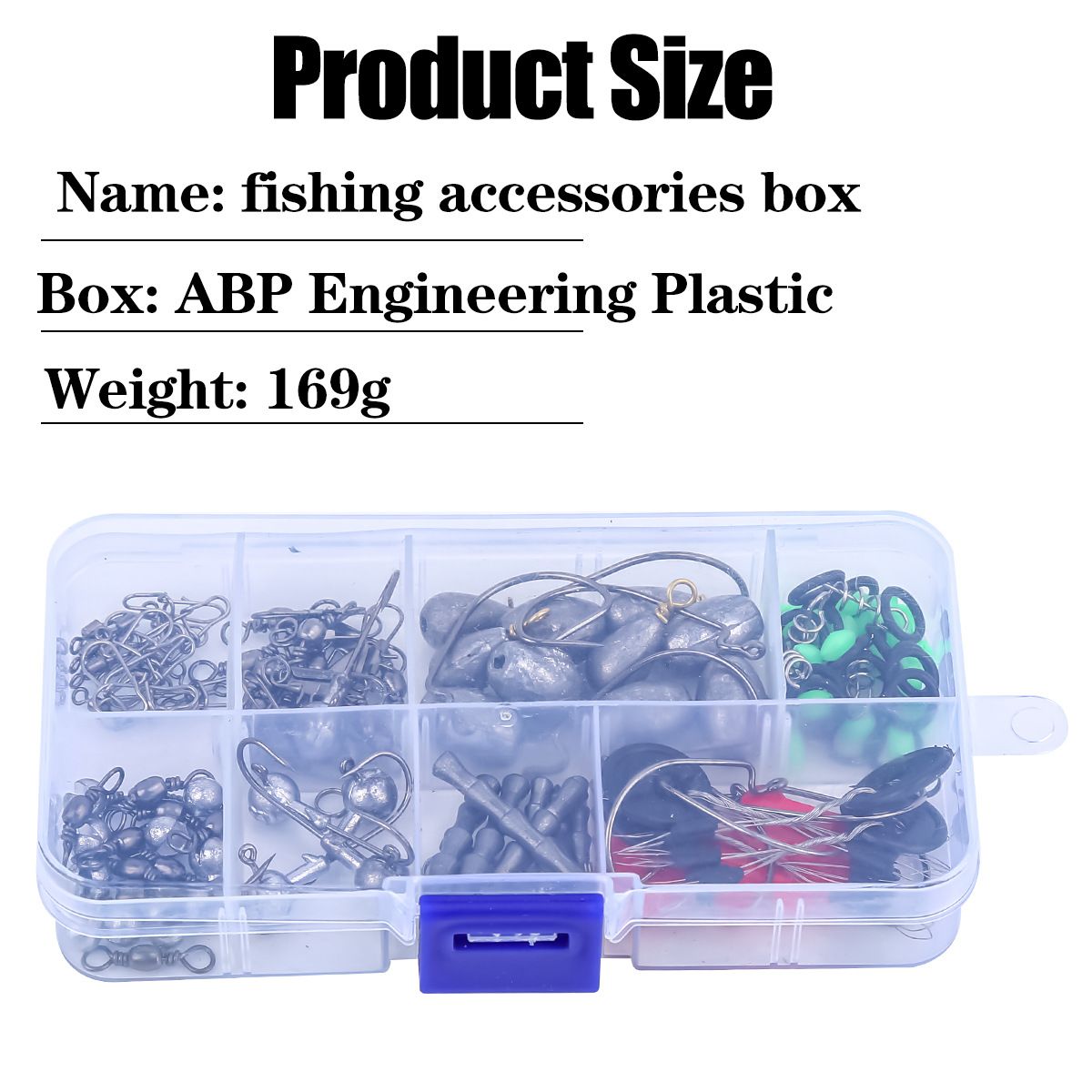 152-piece fishing hook accessory set