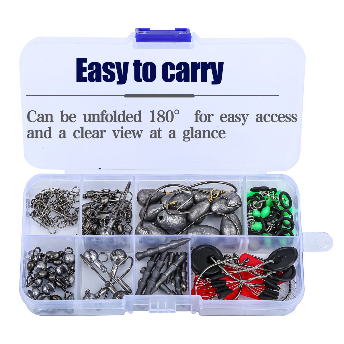 152-piece fishing hook accessory set