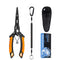 Outdoor Fishing Multifunctional Stainless Steel Long-Mouth Lure Clamp,orange