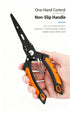 Outdoor Fishing Multifunctional Stainless Steel Long-Mouth Lure Clamp,orange