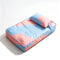 Three piece set of four season warm pet tatami pillows,Extra Large Pink Blue
