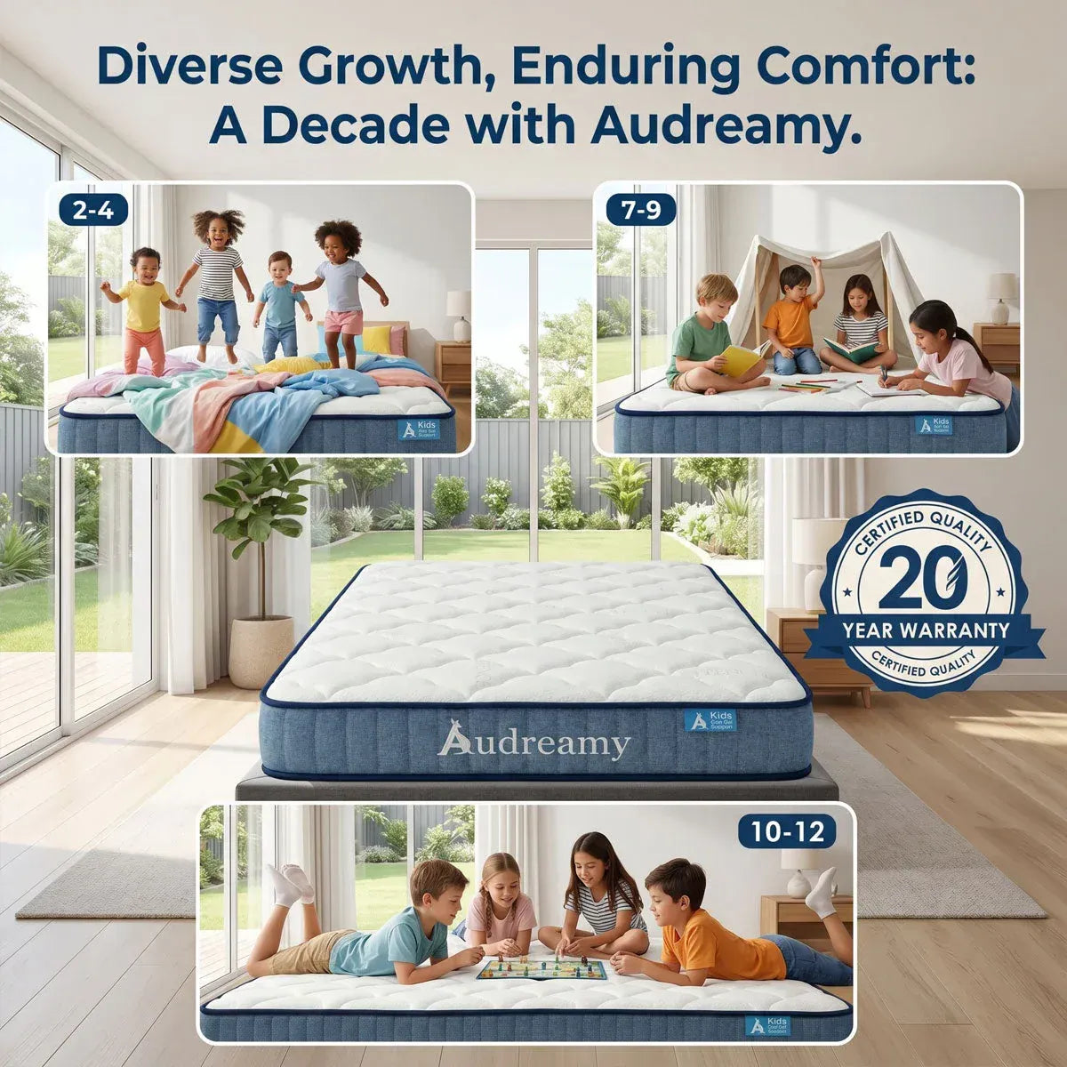 Kaveno Kids Mattress Cool Gel King Single