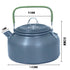 Camping Kettle Tea Kettle Coffee Pot 27fl oz/0.8L Camp Coffee Pot Camping KettleCompact and practical, with a classic design; The lifting part can be placed upright or flat