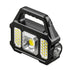 Solar Flashlight,Multifunctional Flashlight Solar Flashlight, Flashlight Cell Phone Charger,USB Charging,Suitable for Home,Fishing,Outdoor Camping（LED side lights）