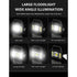 Solar Flashlight,Multifunctional Flashlight Solar Flashlight, Flashlight Cell Phone Charger,USB Charging,Suitable for Home,Fishing,Outdoor Camping（LED side lights）