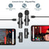 (Latest Model) - Professional Wireless Microphone for iPhone, iPad, Android, Lavalier Microphone for Video Recording - iPhone Mic Crystal Clear Recording with USB-C for Content Creators